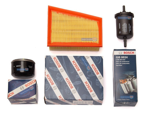 Kit 3 Filtros Bosch Renault Kangoo 1.6 16v 2015 2016 2017 0