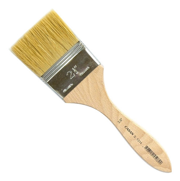Pinceleta Casan 1314 Cerda Natural Larga 2  1/2 Pulgadas 0