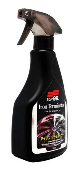Removedor Resíduos Limpa Rodas Iron Terminator 500ml Soft99 1