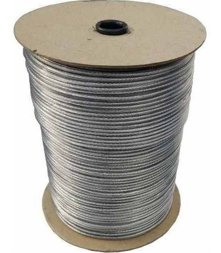 Linga Cable De Acero Forrado Pvc 2mm 75mts - Ynter 0