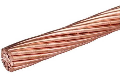 Cable Conductor Desnudo Cobre 1x10mm² 7 Hilos Precio X Mts 0