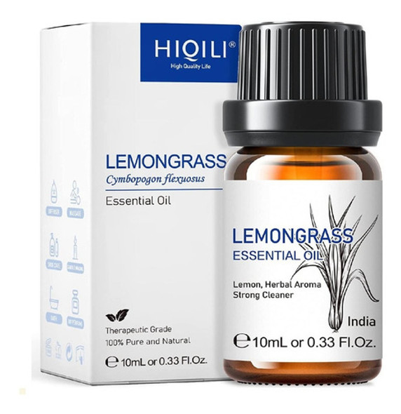Hiqili I Lemongrass Essential Oil I 10ml 0.33 Floz I Usa 0 Hiqili I Lemongrass Essential Oil I 10ml 0.33 Floz I Usa 0