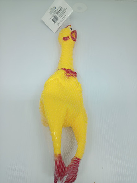 Galinha Frango Pet Mordedor Sonoro Borracha Grande 1