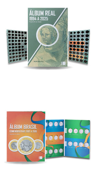 Kit Álbum Moedas Do Real E Jogos Olímpicos Rio 2016 0