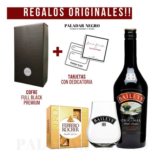 Regalo Baileys 750ml + Vaso + Chocolates Paladarnegro Tienda 1