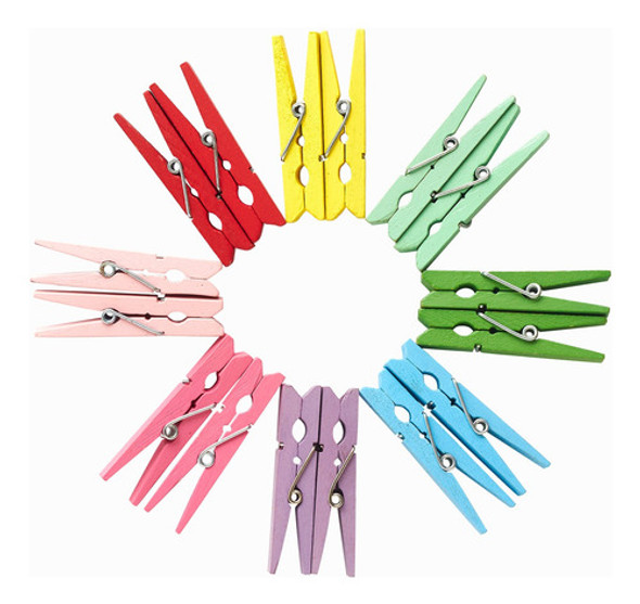 Mini Broches De Madera Color 4,8 Cm X500 Grandes Unidades 0 Mini Broches De Madera Color 4,8 Cm X500 Grandes Unidades 0