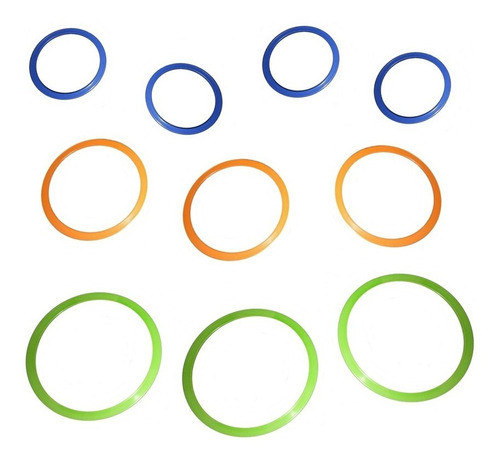 Kit 10 Aros Surtidos Embocar  Coordinacion Distintas Medidas 0