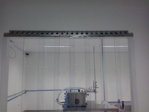 Cortina Pvc Tiras 0,70 Larg X 1,86 Alt Cristal Flex Pvc 1