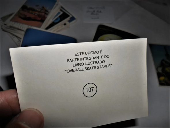 Vintage Skate Sticker – Overall Skate Stamps by Multi Editora (Pack of 2 – Used)