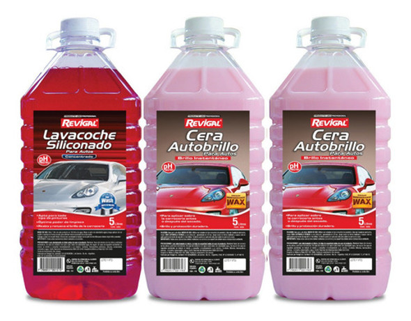 Lavacoche Y 2 Cera Autobrillo X 5 L Revigal 0