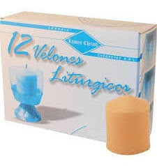 Velon Litúrgico De Cera Lumen Christian Caja X 12 Calidad 0