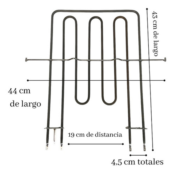 Resistencia Grill Horno Ariston Original  C65 / Fb52 / Fb61 1