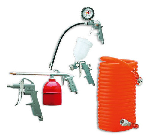 Kit Para Compresor Niwa Con Pistolas Aire Liquidos-pintar-ma 0