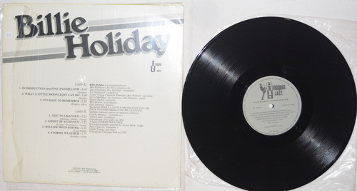 Frt Grátis Billie Holiday Stormy Weather Imagem Lp Impecável 1