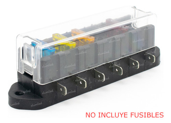 5 Fusibleras Porta Fusibles 6 Vias Automotor Con Tapa 1