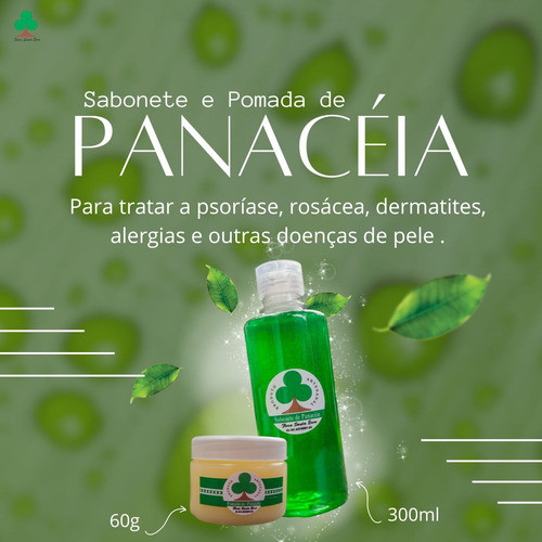 3 Kit Com Sabonete Liquido E Pomada De Panacéia 1