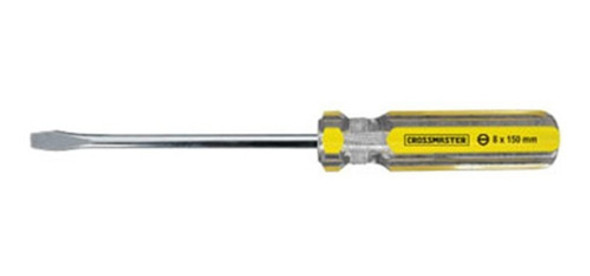 Destornillador Plano Cr.va 8x150mm Crossmaster 0