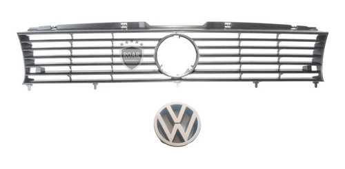 Parrilla + Escudo Vw Gol G1 Saveiro Senda 91 Al 96 0