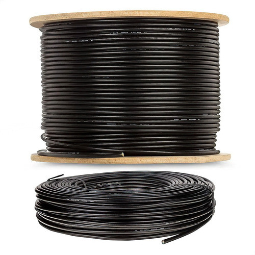 Cabo Manga 6x26 Awg - Com Blindagem Preto - 50 Mt 1