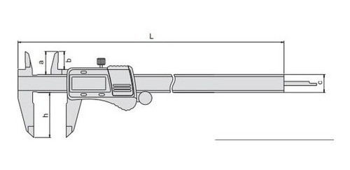 Calibre Accud Digital Carcaza Metalica 0 - 150 Mm 1