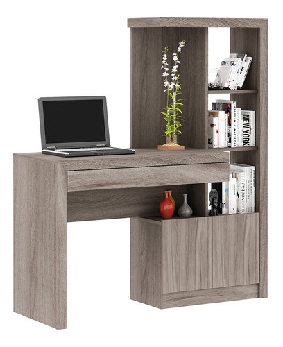 Mesa Conjunto Home Office Me4143 Mdp Carvalho - Gran Belo 0