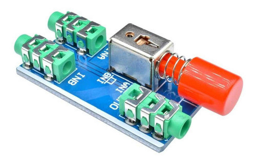 Modulo Conmutador De Audio Diy Switch 2 Entradas 1 Salida C 0