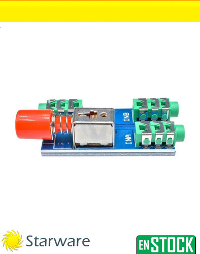 Modulo Conmutador De Audio Diy Switch 2 Entradas 1 Salida C 1