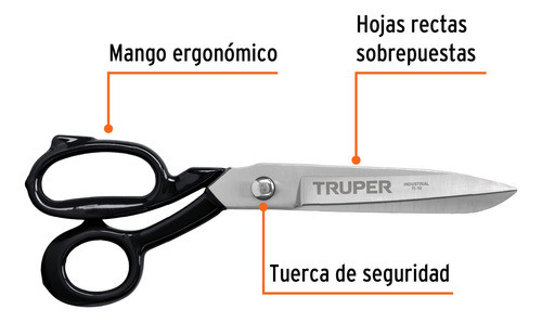 Tijera Truper Industrial Para Sastre 25cm 1