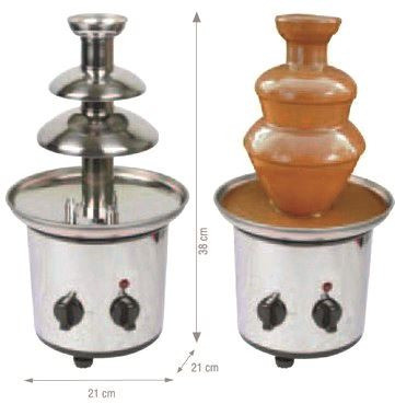 Fuente Fondue Chocolate,ac.inox,cap:700ml,220v Pujadas 15096 0