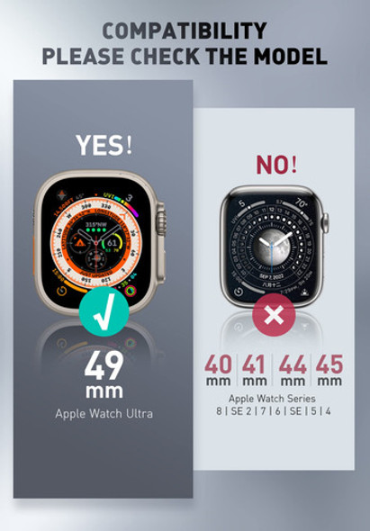 Malla + Funda Para Apple Watch Ultra 1/2 49m I-blason Marron 1