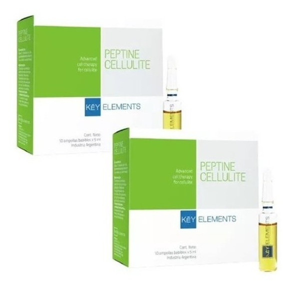 2 Cajas Peptine Celulitis Peptonas Ampollas Linfar 0