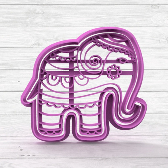 Cortante Con Sello Elefante Indio 0