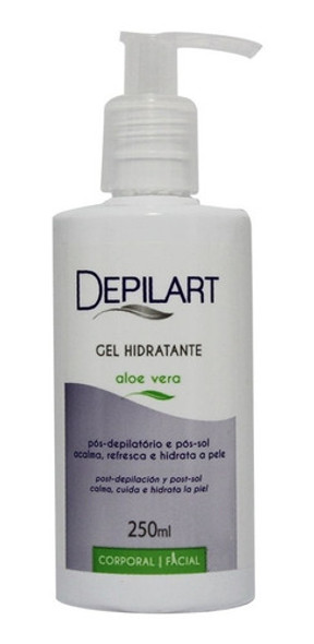 Gel Hidratante Aloe Vera 250ml - Depilart 0