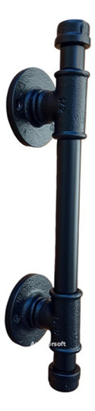 Manija Estilo Industrial De 32 Cm Puerta Granero Corrediza. 0 Manija Estilo Industrial De 32 Cm Puerta Granero Corrediza. 0