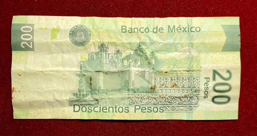 Billete 200 Pesos Mexico 2007 Pick 125 B.2 Juana De Azbaje 1