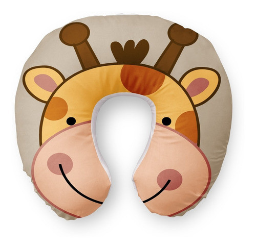 10 Almofadas Pescoço Infantil Personalizada Animais Safari 1