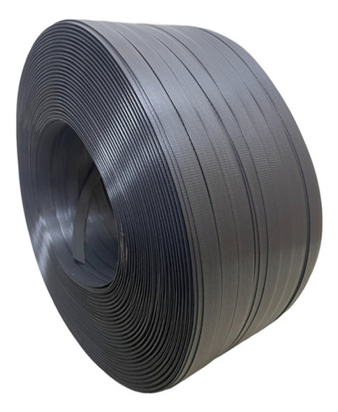 Kit 10kg Fleje Suncho Plastico Negro + 5kg Precinto Embalaje 1