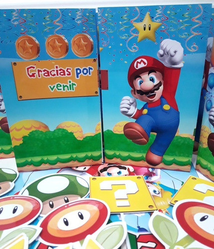 10 Bolsas Golosineras/sorpresitas Personalizadas Mario Bros. 0
