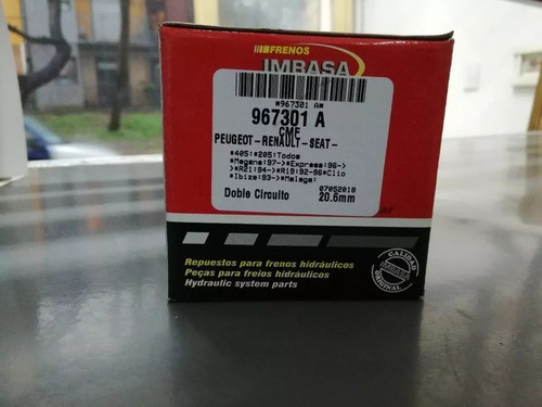 Bomba Freno Peugeot 405 Sistema Ate ( Im 967301 A ) 1