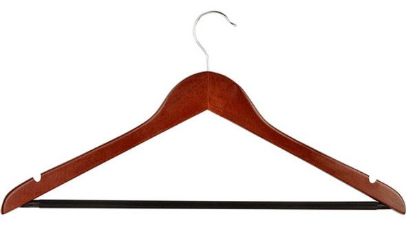 Perchas Antideslizante Madera 24pzas Honey Can Do Hng-01335 0