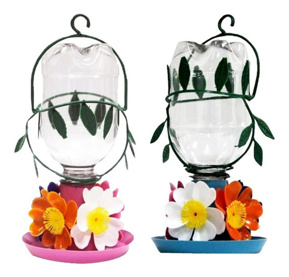 Kit 2 Bebedouro Para Pássaros Beija-flor Ekology 250ml 0