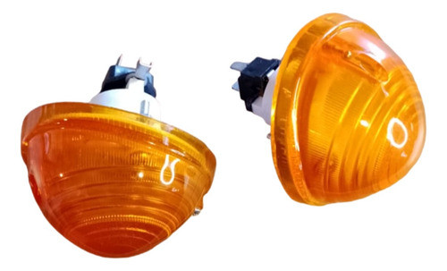 Fiat 600 R S Juego Faros Delanteros C/base Y Portalampara 0