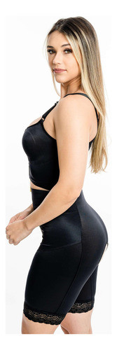 Modelador Curto Bipartido Colchete Cor Preto Kelogel 1