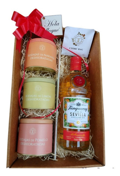 Box  Regalo Tanqueray Sevilla 700ml + Indómita Citric Bag.- 1