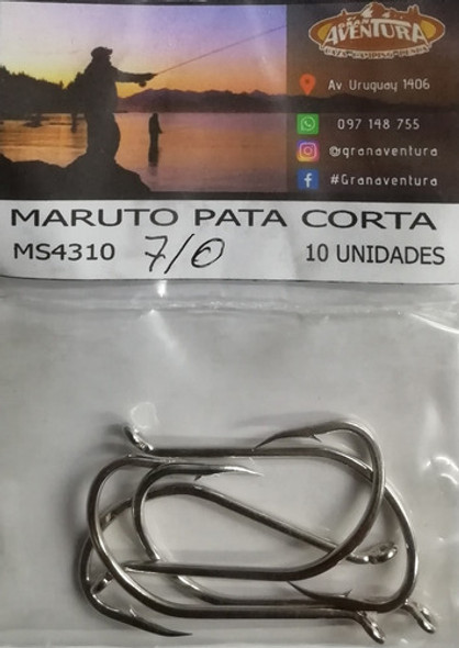 Anzuelo Maruto Pata Corta N°7/0 Rio Costa Brotola Corvina 1