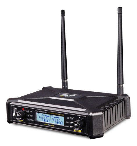 Microfone Sem Fio Com Transmissão Digital Uhf 700 Pro Skp 1
