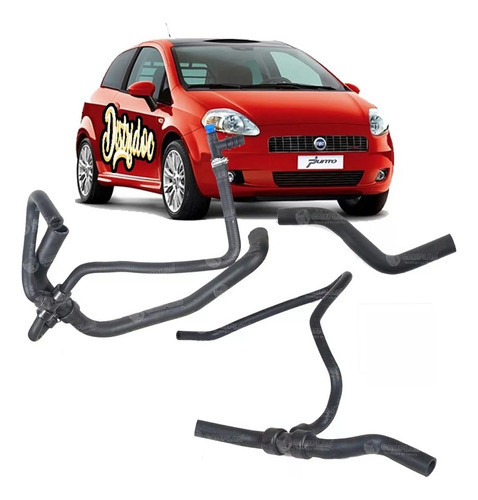 Kit X 3 Mangueras Refrigeracion Fiat Punto 1.4 2009/ 0
