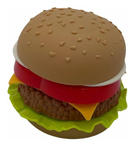Hamburguesa Comidita Didactica Encastre Motricidad Juguete 0