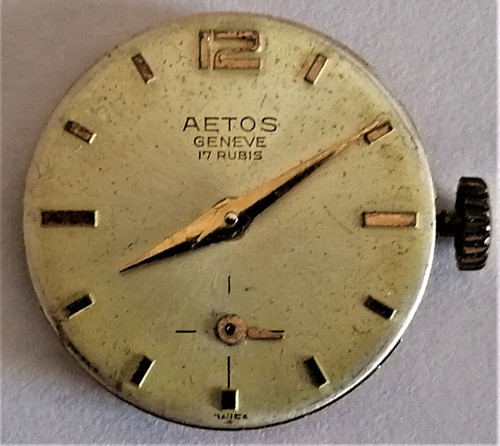 Maquina Reloj Aetos Calibre Unitas 6360 - Para Reparar O Rep 0