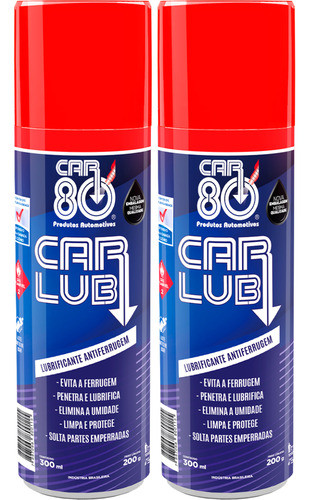 Kit 2 Limpa E Protege Desencripante Car Lub Antiferrugem 0
